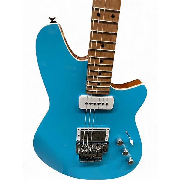 Used Reverend Kingbolt H90 Floyd Rose Blue Solid Body Electric Guitar