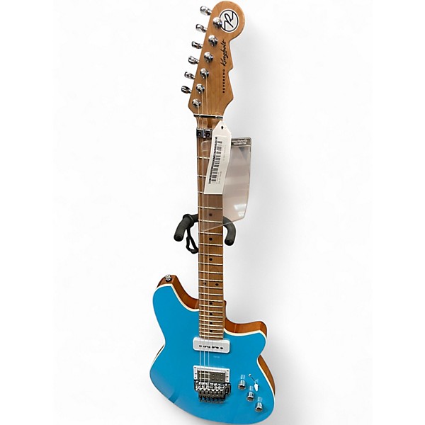 Used Reverend Kingbolt H90 Floyd Rose Blue Solid Body Electric Guitar