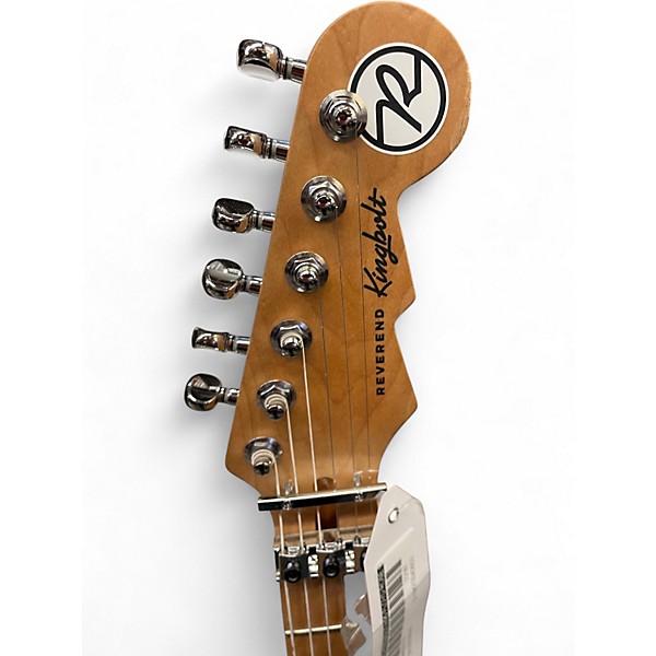 Used Reverend Kingbolt H90 Floyd Rose Blue Solid Body Electric Guitar