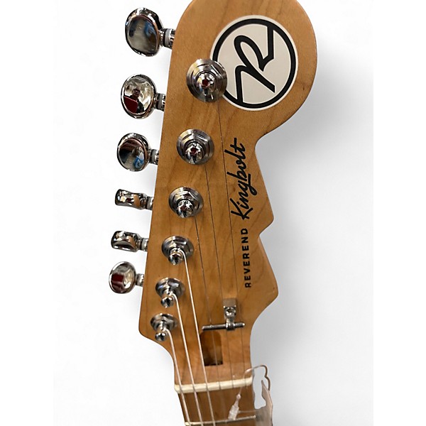 Used Reverend Kingbolt HH Black Solid Body Electric Guitar