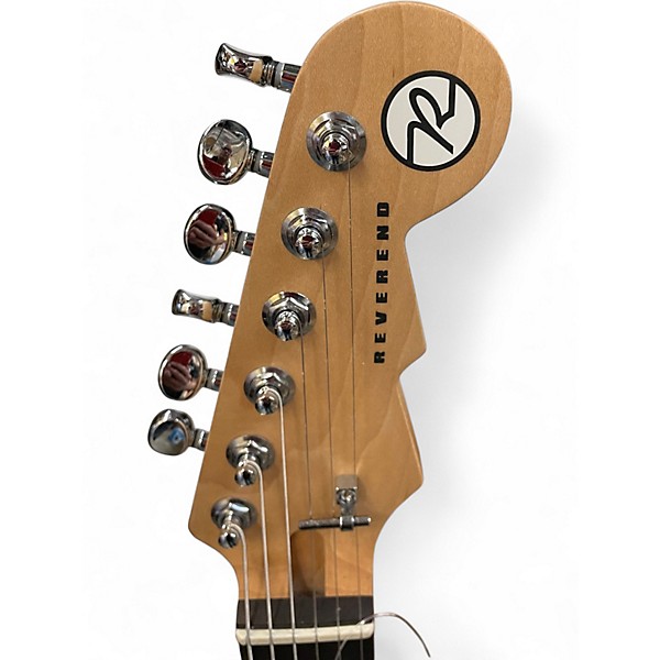 Used Reverend Charger 290 Bigsby Gold Solid Body Electric Guitar