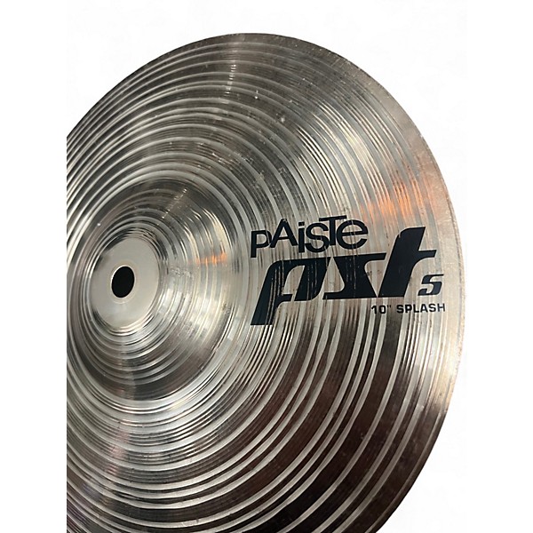 Used Paiste 10in pst5 splash Cymbal