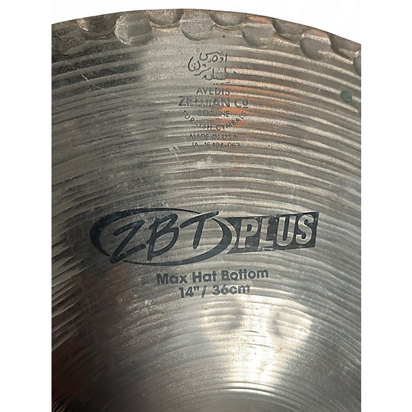 Used Zildjian 14in ZBT Plus Rock Hi Hats Bottom Cymbal