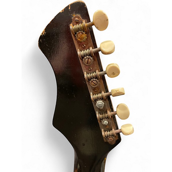 Vintage 1960s Harmony BOBCAT Tobacco Sunburst Solid Body Electric Guitar
