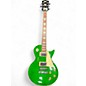 Used Iyv LES PAUL Trans Green Solid Body Electric Guitar thumbnail