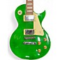 Used Iyv LES PAUL Trans Green Solid Body Electric Guitar