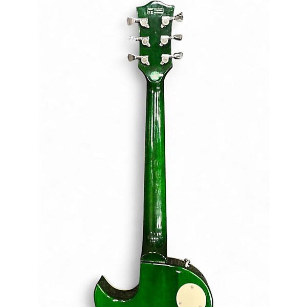 Used Iyv LES PAUL Trans Green Solid Body Electric Guitar