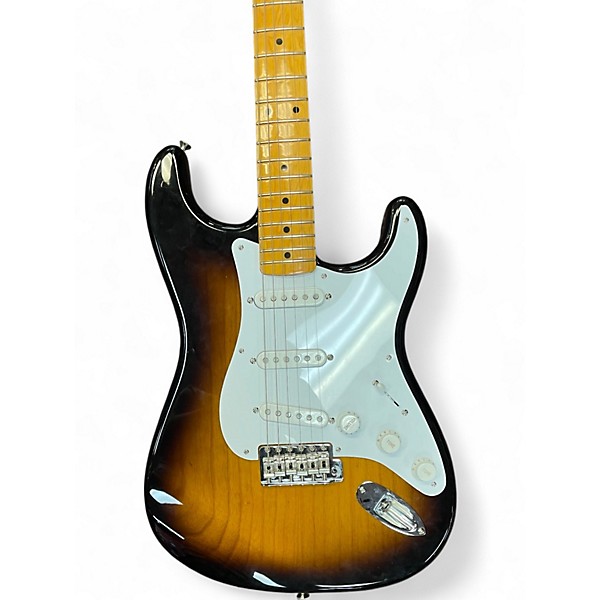 Used 2024 Fender 70TH ANNIVERSARY 1954 STRATOCASTER AMERICAN VINTAGE II 2 Color Sunburst Solid Body Electric Guitar