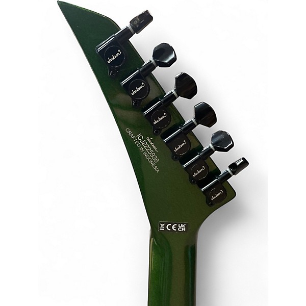 Used Jackson SOLOIST SLX DX Manalishi Green Solid Body Electric Guitar