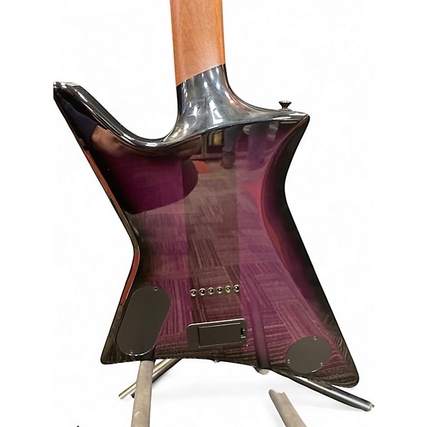 Used 2024 Kiesel HYPERDRIVE Trans Purple Solid Body Electric Guitar