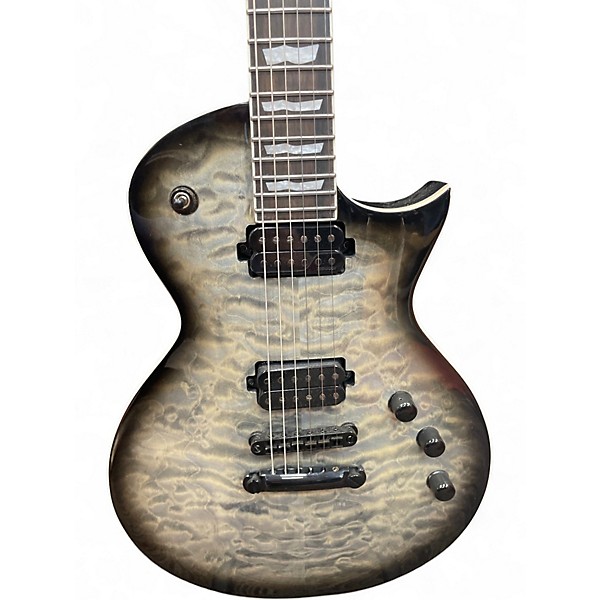 Used Ltd EC-1000T Charcoal Burst Solid Body Electric Guitar