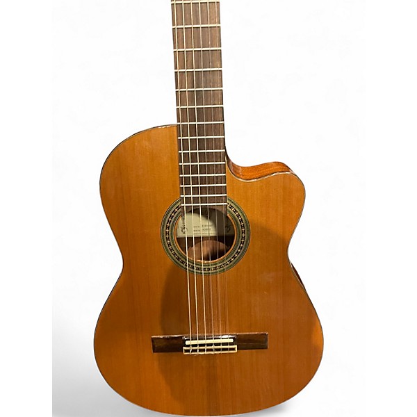 Used Alvarez AC65CE Antique Natural Classical Acoustic Electric Guitar