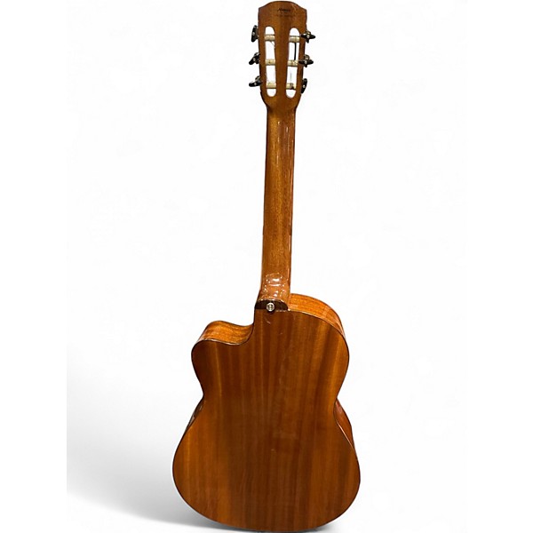 Used Alvarez AC65CE Antique Natural Classical Acoustic Electric Guitar