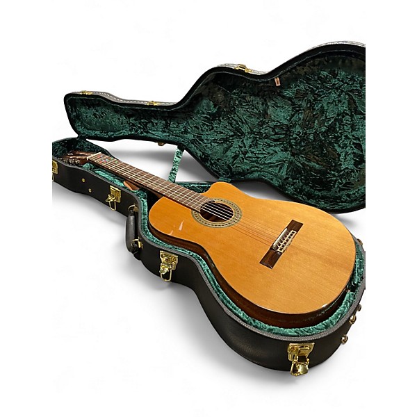 Used Alvarez AC65CE Antique Natural Classical Acoustic Electric Guitar