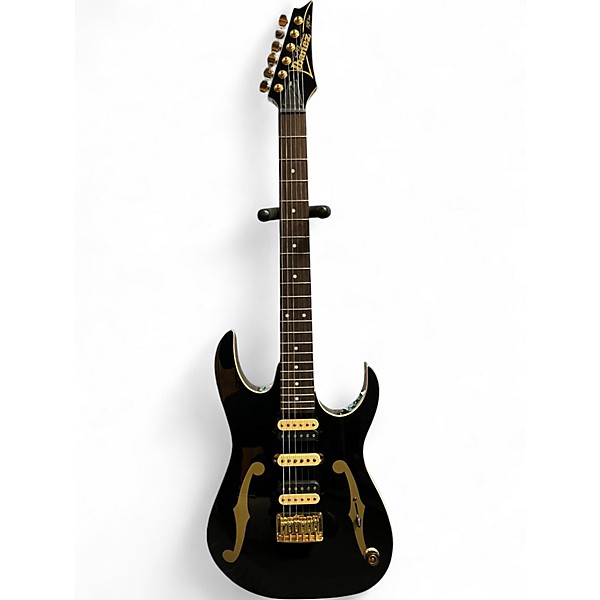 Used Ibanez PGM50 Paul Gilbert Black and Gold Solid Body Electric Guitar
