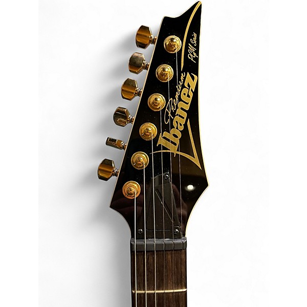 Used Ibanez PGM50 Paul Gilbert Black and Gold Solid Body Electric Guitar