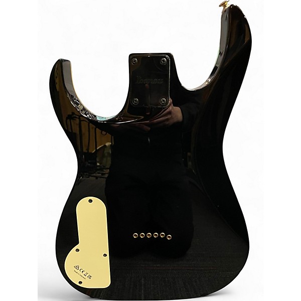 Used Ibanez PGM50 Paul Gilbert Black and Gold Solid Body Electric Guitar