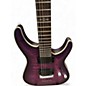 Used Schecter Guitar Research C1 Platinum Satin Purple Solid Body Electric Guitar