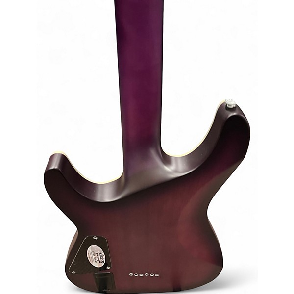 Used Schecter Guitar Research C1 Platinum Satin Purple Solid Body Electric Guitar