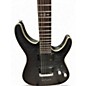 Used Schecter Guitar Research C1 Platinum Transparent Black Satin Solid Body Electric Guitar