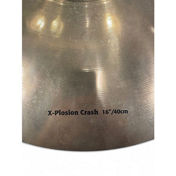 Used SABIAN 16in HHX X-Plosion Crash  Cymbal