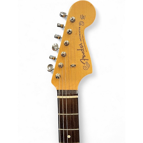 Used Fender INORAN JAZZMASTER Black and Gold Solid Body Electric Guitar