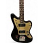Used Fender INORAN JAZZMASTER Black and Gold Solid Body Electric Guitar