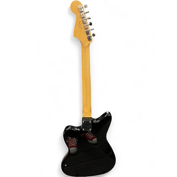 Used Fender INORAN JAZZMASTER Black and Gold Solid Body Electric Guitar