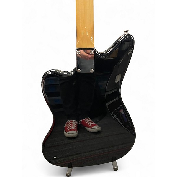 Used Fender INORAN JAZZMASTER Black and Gold Solid Body Electric Guitar