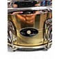 Used Slingerland 14in 10-Lug Brass Snare Drum BRASS Drum