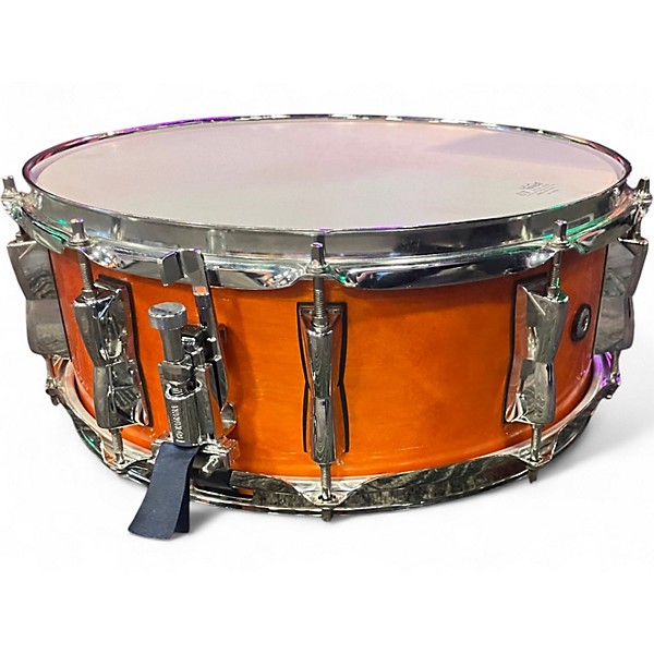 Used Yamaha 5.5X14 Stage Custom Snare Orange Drum
