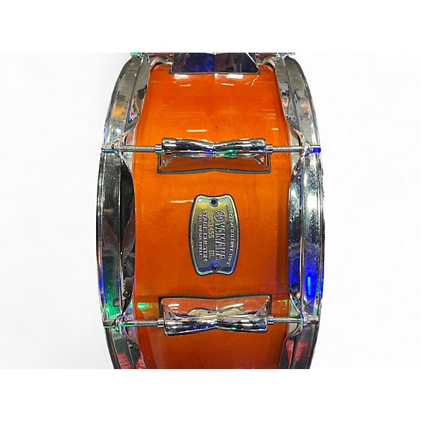 Used Yamaha 5.5X14 Stage Custom Snare Orange Drum