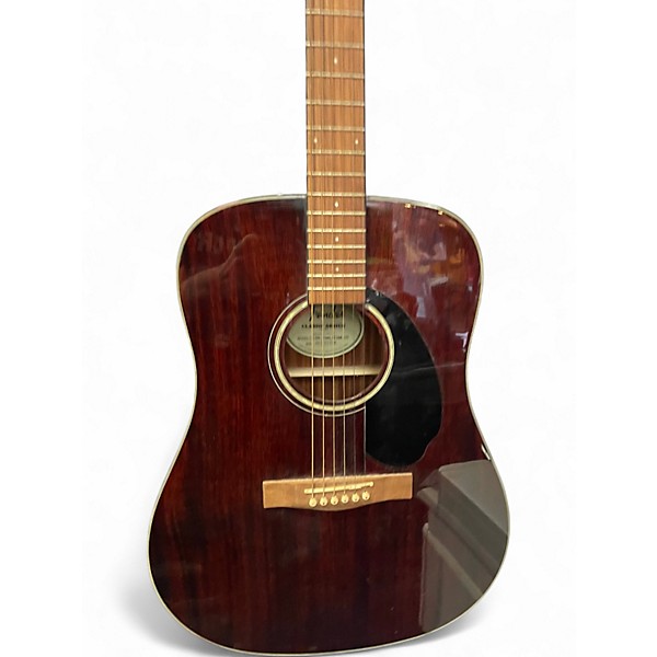 Used Fender cd60s Mahogany Acoustic Guitar