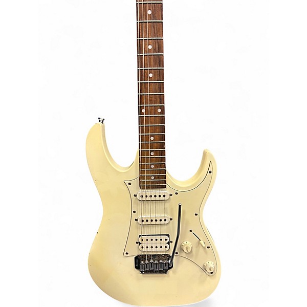 Used Ibanez GIO GRX40 WHITE Solid Body Electric Guitar