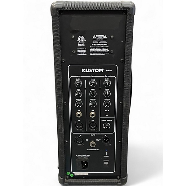 Used Kustom PA PA 50 Powered Speaker