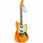 Used Fender Vintera Competition Mustang Orange Solid Body Electric Guitar thumbnail