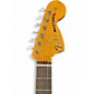 Used Fender Vintera Competition Mustang Orange Solid Body Electric Guitar