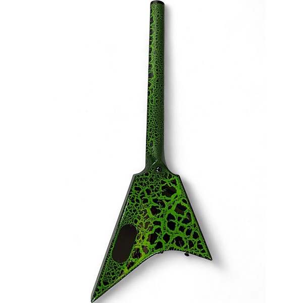 Used Kiesel  TYPE V Neon Green Solid Body Electric Guitar