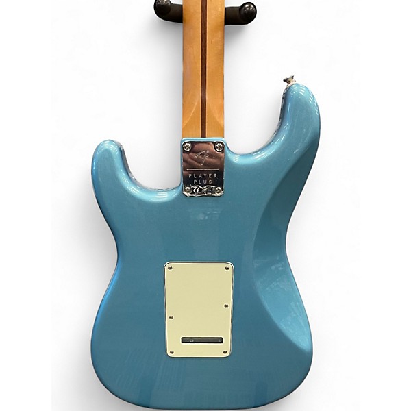 Used Fender Player Plus Stratocaster Blue Solid Body Electric Guitar