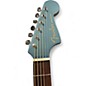 Used Fender Newporter Player Blue Acoustic Electric Guitar