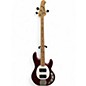 Used Sterling by Music Man StingRay RAY4HH Candy Apple Red Electric Bass Guitar thumbnail