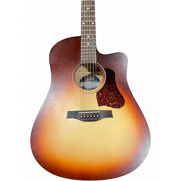 Used 2020s Seagull Entourage Rustic Cutaway 2 Color Sunburst Acoustic Electric Guitar