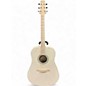 Used Ibanez AAD77M1E White Natural Acoustic Electric Guitar thumbnail