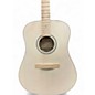 Used Ibanez AAD77M1E White Natural Acoustic Electric Guitar