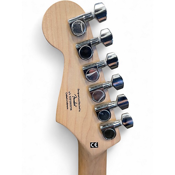 Used Squier Bullet Stratocaster SPARKLE RED Solid Body Electric Guitar