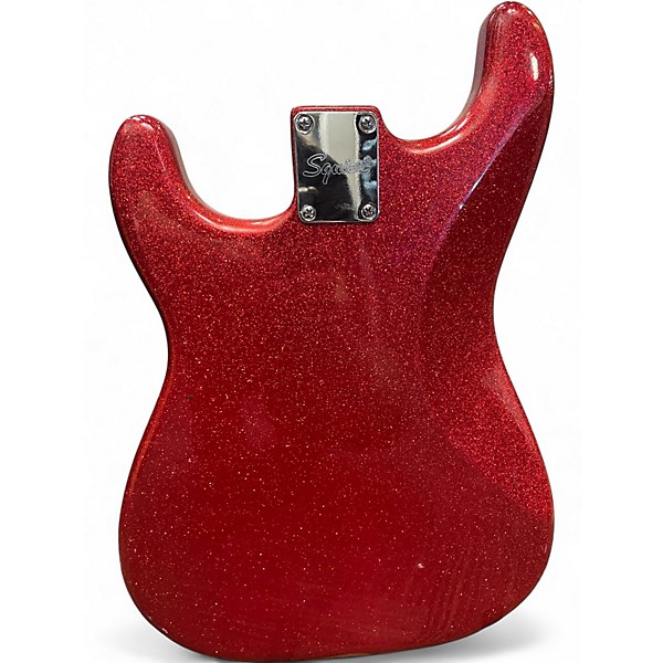 Used Squier Bullet Stratocaster SPARKLE RED Solid Body Electric Guitar