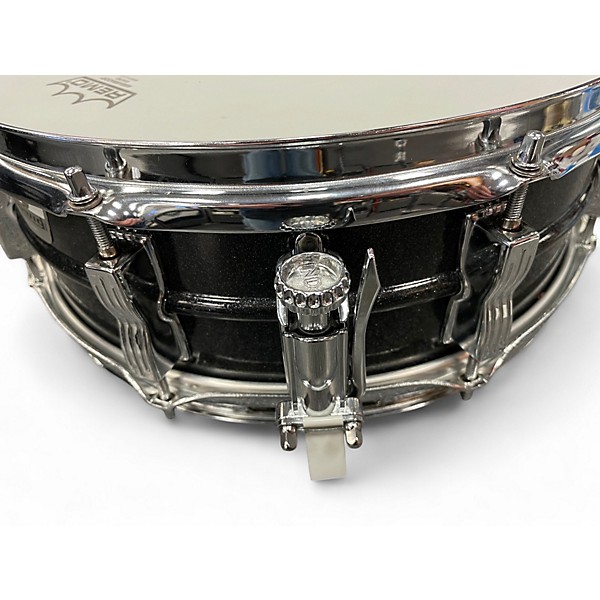 Used Ludwig 5X14 Acrolite Snare BLACK GALAXY Drum