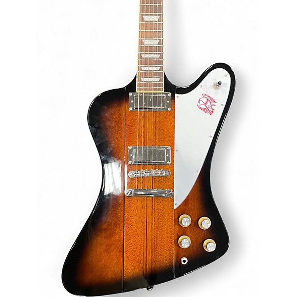 Used 2020s Epiphone Firebird Studio 2 Color Sunburst Solid Body Electric Guitar