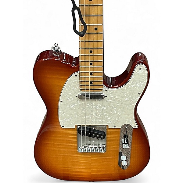 Used Fender DELUXE PLAYER TELECASTER 2 Color Sunburst Solid Body Electric Guitar