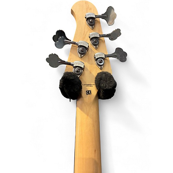 Used Lakland 55-02 Skyline Series 5 String Black Electric Bass Guitar